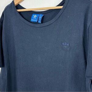 adidas Women's Navy T-Shirt Dress with Trefoil Logo